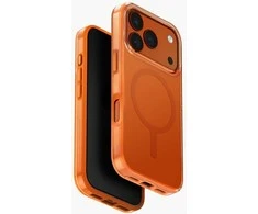 UNIQ Clario dėklas skirtas Apple iPhone 17 Pro Magclick Charging oranžinės spalvos