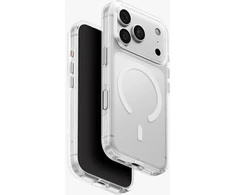 Dėklas UNIQ Clario, skirtas iPhone 18 Pro / 17 Pro, Magclick Charging, skaidrus