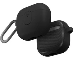 Dėklas UNIQ Clyde skirtas AirPods 4 Lock Case juodos spalvos