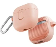 Dėklas UNIQ Clyde skirtas AirPods 4 Lock Case rožinės spalvos