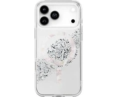 UNIQ Coehl Crystelle Dėklas skirtas Apple iPhone 17 Pro Max Magnetic Charging sidabro spalvos