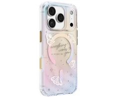Dėklas UNIQ Coehl Ellie, skirtas iPhone 18 Pro / 17 Pro, su magnetiniu įkrovimu, prism bloom