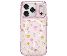 Dėklas UNIQ Coehl Evie, skirtas iPhone 18 Pro / 17 Pro, su magnetiniu įkrovimu, rožinis