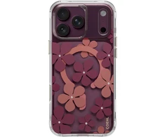 Dėklas UNIQ Coehl Mila, skirtas iPhone 18 Pro Max / 17 Pro Max, magnetinis įkrovimas, bordo spalvos