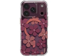 Dėklas UNIQ Coehl Mila, skirtas iPhone 18 Pro / 17 Pro, su magnetiniu įkrovimu, bordo spalvos