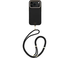 UNIQ Coehl Mirelle dėklas iPhone 17 Pro magnetiniam įkrovimui, juodmedžio spalvos