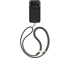 Dėklas UNIQ Coehl Mirelle, skirtas iPhone 18 Pro / 17 Pro, su magnetiniu įkrovimu, juodas
