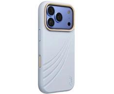 Dėklas UNIQ Coehl Serina, skirtas iPhone 18 Pro / 17 Pro, su magnetiniu įkrovimu, mėlynas