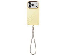 Dėklas UNIQ Coehl Serina, skirtas iPhone 18 Pro / 17 Pro, su magnetiniu įkrovimu, geltonas
