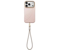 Dėklas UNIQ Coehl Serina, skirtas iPhone 18 Pro / 17 Pro, su magnetiniu įkrovimu, rožinis