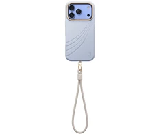 Dėklas UNIQ Coehl Serina, skirtas iPhone 18 Pro / 17 Pro, su magnetiniu įkrovimu, mėlynas