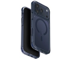 UNIQ Combat dėklas skirtas Apple iPhone 17 Pro Max Magclick Charging mėlynos spalvos