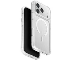 UNIQ Combat dėklas skirtas Apple iPhone 17 Pro Max Magclick Charging baltos spalvos