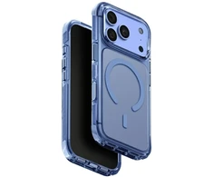 UNIQ Combat dėklas, skirtas iPhone 18 Pro / 17 Pro Magclick Charging, mėlynas