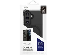 Dėklas UNIQ Combat for Samsung Galaxy S26 Magclick Charging juodos spalvos