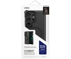 Dėklas UNIQ Combat Samsung Galaxy S26 Ultra Magclick Charging juodos spalvos
