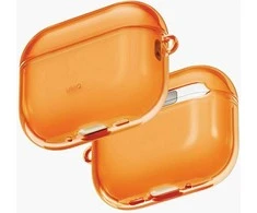 Dėklas Uniq Glase Case for AirPods Pro 3 - Oranžinis