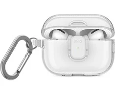 Dėklas UNIQ Glase Pro skirtas AirPods Pro 2 Lock Case skaidrus