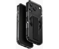 UNIQ Heldro Air Dėklas skirtas Apple iPhone 17 Pro Magclick Charging juodos spalvos