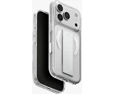 Dėklas UNIQ Heldro Air, skirtas iPhone 18 Pro / 17 Pro, Magclick Charging, skaidrus