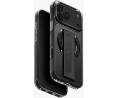 Dėklas UNIQ Heldro Air, skirtas iPhone 18 Pro Max / 17 Pro Max, su Magclick Charging, tamsiai pilkas (tinted smoke)