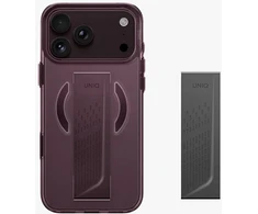 Dėklas UNIQ Heldro Air, skirtas iPhone 18 Pro Max / 17 Pro Max, su Magclick Charging, bordo spalvos