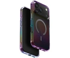 UNIQ Iridescia dėklas skirtas Apple iPhone 17 Pro Magclick Charging midnight quartz