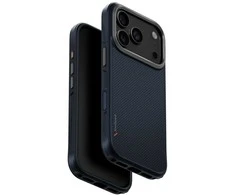 UNIQ Keva dėklas skirtas Apple iPhone 17 Pro Magclick Charging mėlynos spalvos