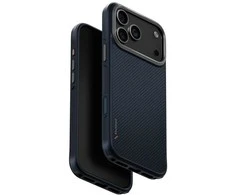 UNIQ Keva dėklas skirtas Apple iPhone 17 Pro Max Magclick Charging mėlynos spalvos