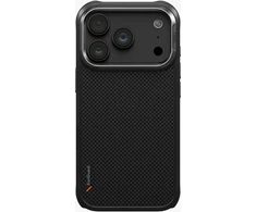 UNIQ Keva dėklas, skirtas iPhone 18 Pro / 17 Pro, Magclick Charging, juodos spalvos