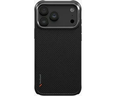 Dėklas UNIQ Keva, skirtas iPhone 18 Pro Max / 17 Pro Max, Magclick Charging, juodos spalvos