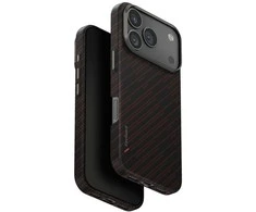 Dėklas UNIQ Keva EDGE skirtas Apple iPhone 17 Pro Magclick Charging oranžinės spalvos