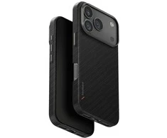 Dėklas UNIQ Keva EDGE skirtas Apple iPhone 17 Pro Magclick Charging juodos spalvos