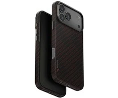 Dėklas UNIQ Keva EDGE skirtas Apple iPhone 17 Pro Max Magclick Charging oranžinės spalvos