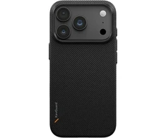 Dėklas UNIQ Keva EDGE, skirtas iPhone 18 Pro / 17 Pro, su Magclick Charging, juodos spalvos