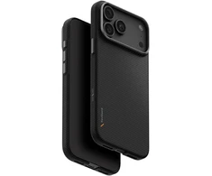 Dėklas UNIQ Keva EDGE, skirtas iPhone 18 Pro Max / 17 Pro Max, Magclick Charging, juodos spalvos