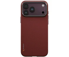 Dėklas UNIQ Keva EDGE, skirtas iPhone 18 Pro Max / 17 Pro Max, Magclick Charging, raudonas