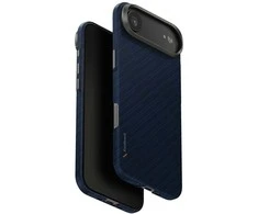 Dėklas UNIQ Keva EDGE skirtas Apple iPhone 17 Air Magclick Charging mėlynos spalvos