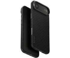 Dėklas UNIQ Keva EDGE skirtas Apple iPhone Air Magclick Charging juodos spalvos