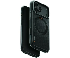 Dėklas UNIQ Keva Mov skirtas iPhone 18 Pro Max / 17 Pro Max Magclick Charging juodos spalvos