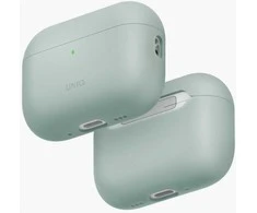 dėklas UNIQ Lino for AirPods Pro 3 gen Silicone žalias