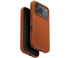 UNIQ Lino dėklas skirtas Apple iPhone 17 Pro Magclick Charging oranžinės spalvos