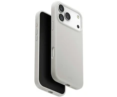 UNIQ Lino dėklas skirtas Apple iPhone 17 Pro Max Magclick Charging Light pilkos spalvos