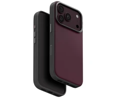 Dėklas UNIQ Lyden DS, skirtas iPhone 18 Pro / 17 Pro, su Magclick įkrovimo funkcija, bordo spalvos