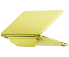Dėklas UNIQ Lyden Versa skirtas MacBook Neo geltonos spalvos