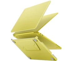 Dėklas UNIQ Lyden Versa skirtas MacBook Neo geltonos spalvos