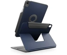 Dėklas UNIQ Rovus Snapmount Magnetic 360 Rotating Detachable skirtas Apple iPad Air 11" (M2/M3) / Apple iPad Air 10.9" (2022/2020) mėlynos spalvos