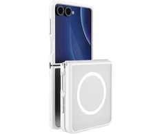 Dėklas UNIQ Veren AF for Samsung Galaxy Flip8 Magclick Charging baltas