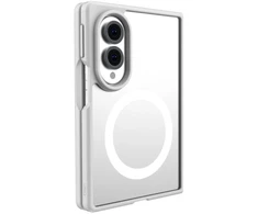 Dėklas UNIQ Veren AF skirtas Samsung Galaxy Z Fold8 Magclick Charging baltos spalvos