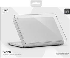 UNIQ Vero dėklas, skirtas MacBook Neo Transparent